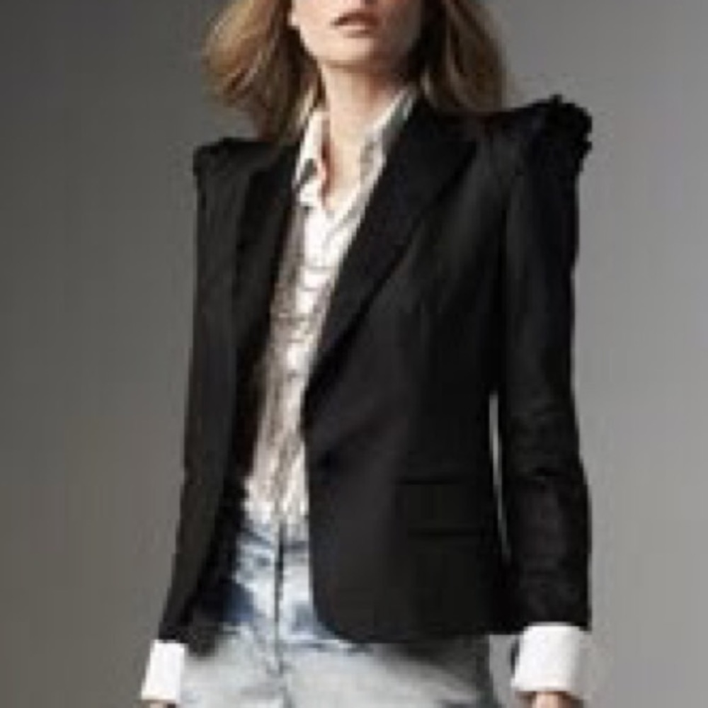 Robert Rodriguez Structured Shoulder Blazer